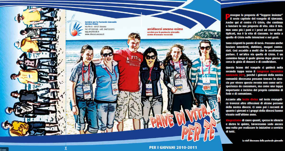  - Copertina Opuscolo Pane di vita UPG 2011